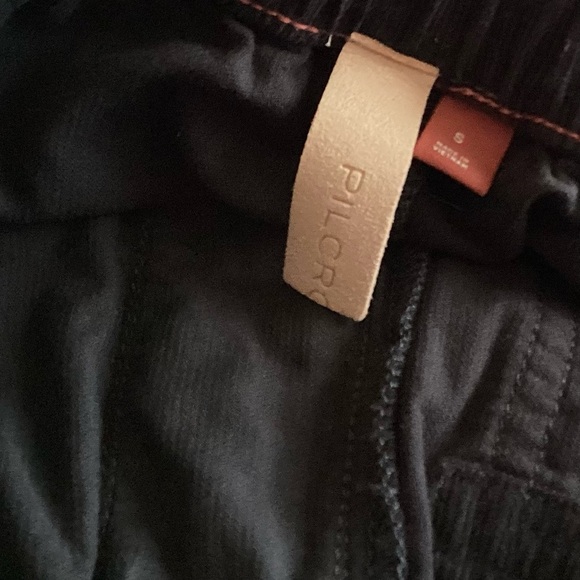 Anthropologie Pilcro The Cottage Corduroy Pant Pull-On Relaxed Tapered Navy Blue - Picture 3 of 15